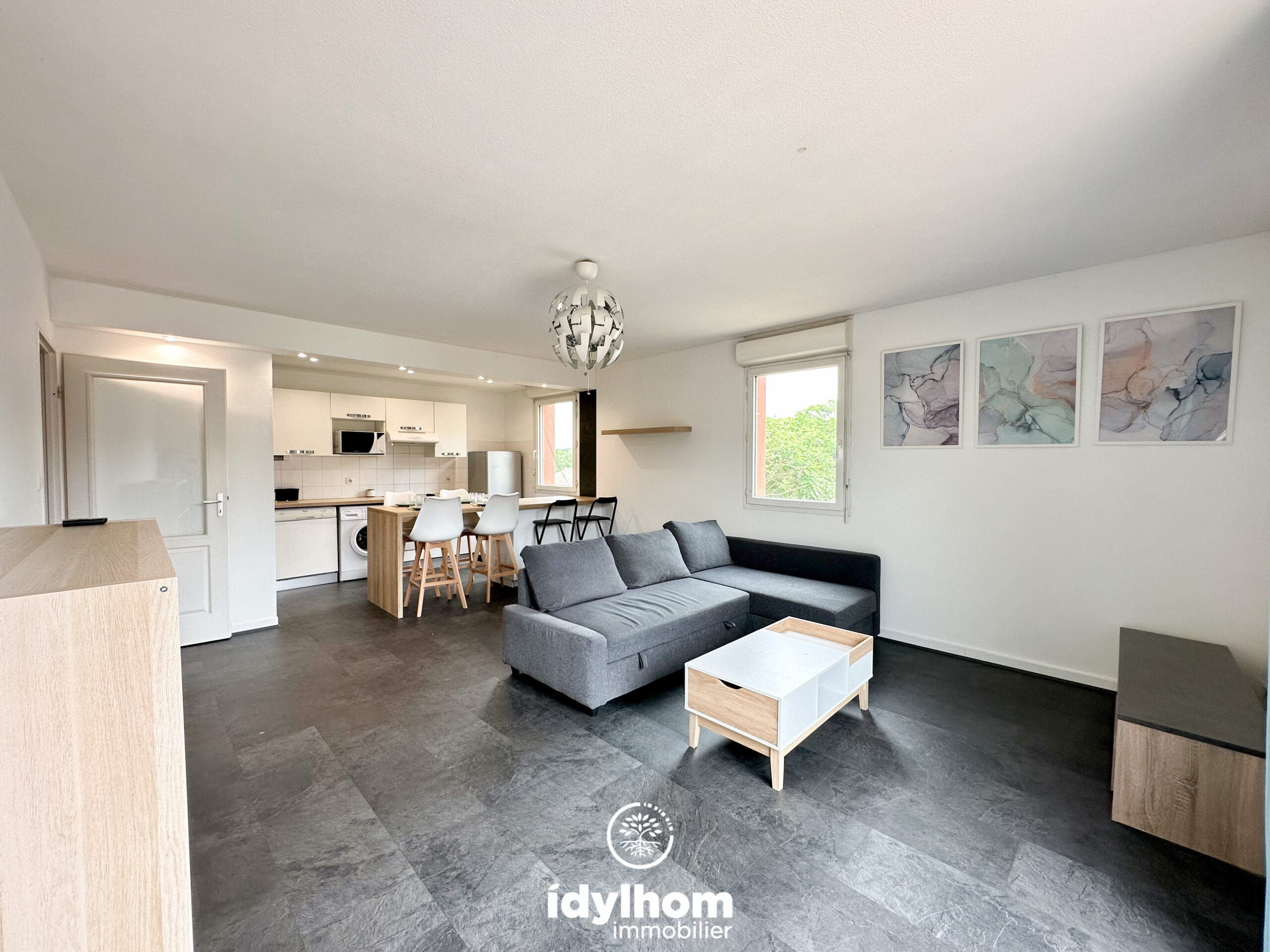 COSY : Appartement T3 meublé et climatisé + parking à Aucamville