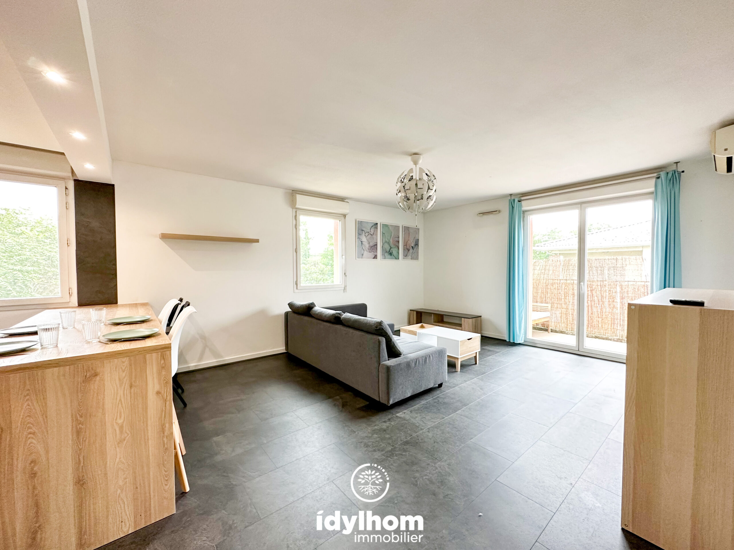 COSY : Appartement T3 meublé et climatisé + parking à Aucamville