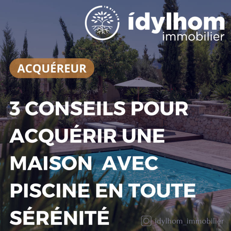 3 conseils pour acquérir une maison avec piscine en toute sérénité