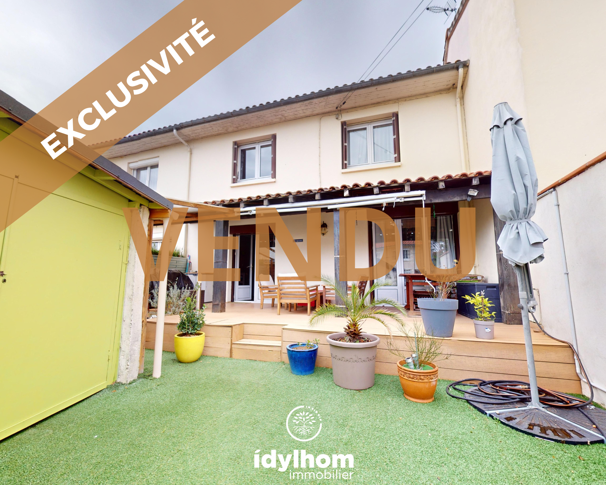 HARDIT : Maison T4 de 96 m2 avec 3 chambres et 1 bureau – Toulouse Purpan / Casselardit