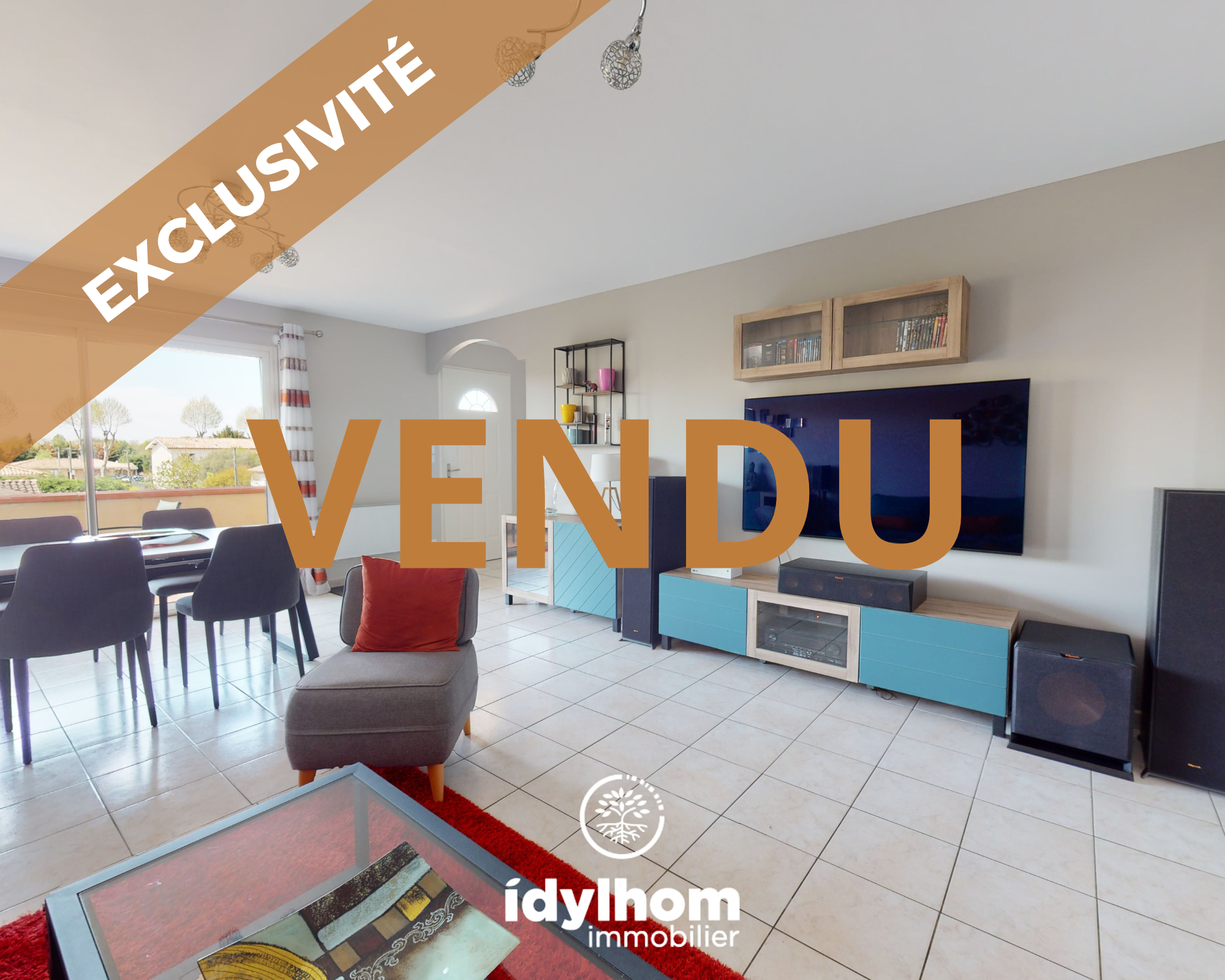 AZUR : Appartement T4 traversant de 104 m2 en dernier étage à Labastide St Pierre