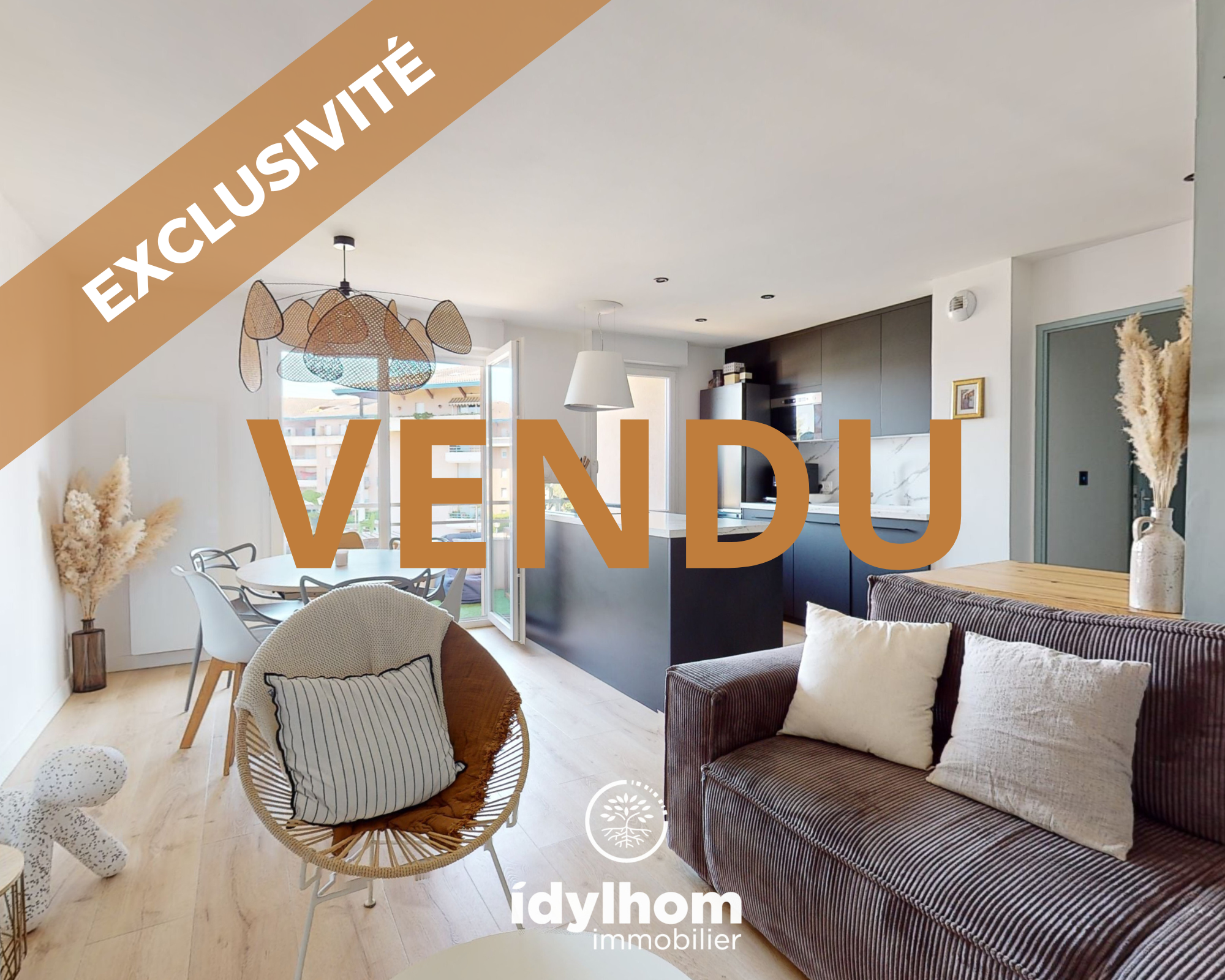 ARMONIA : Bel appartement T3 rénové en dernier étage avec 2 places de parking à Toulouse – Purpan