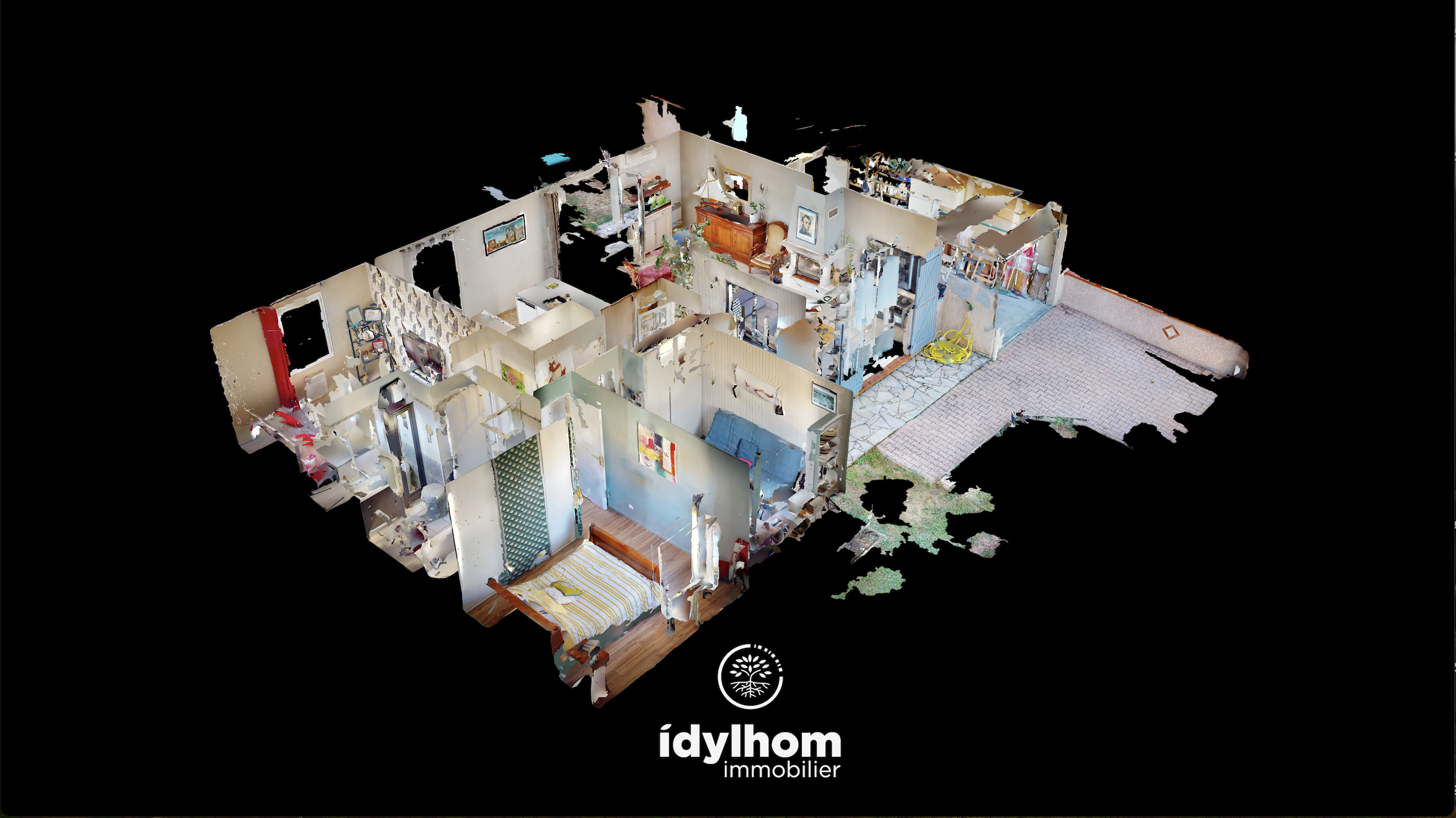 FIDJI : Maison de plain-pied avec 3 chambres, garage et piscine, à Montastruc-la-Conseillère
