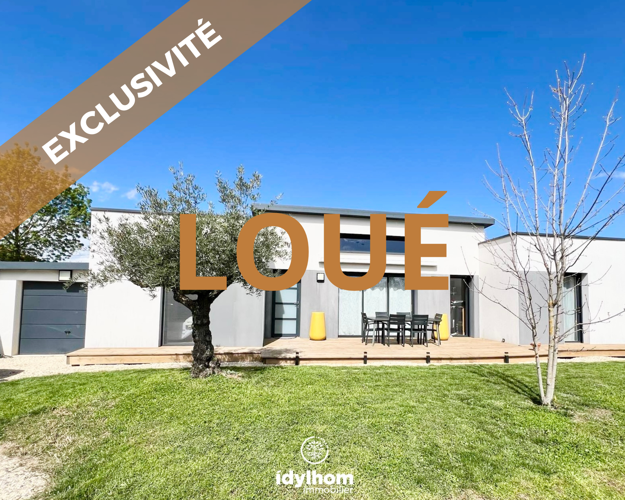 OLEA : Maison T4 de plain-pied de 96 m2 avec garage, au Lherm