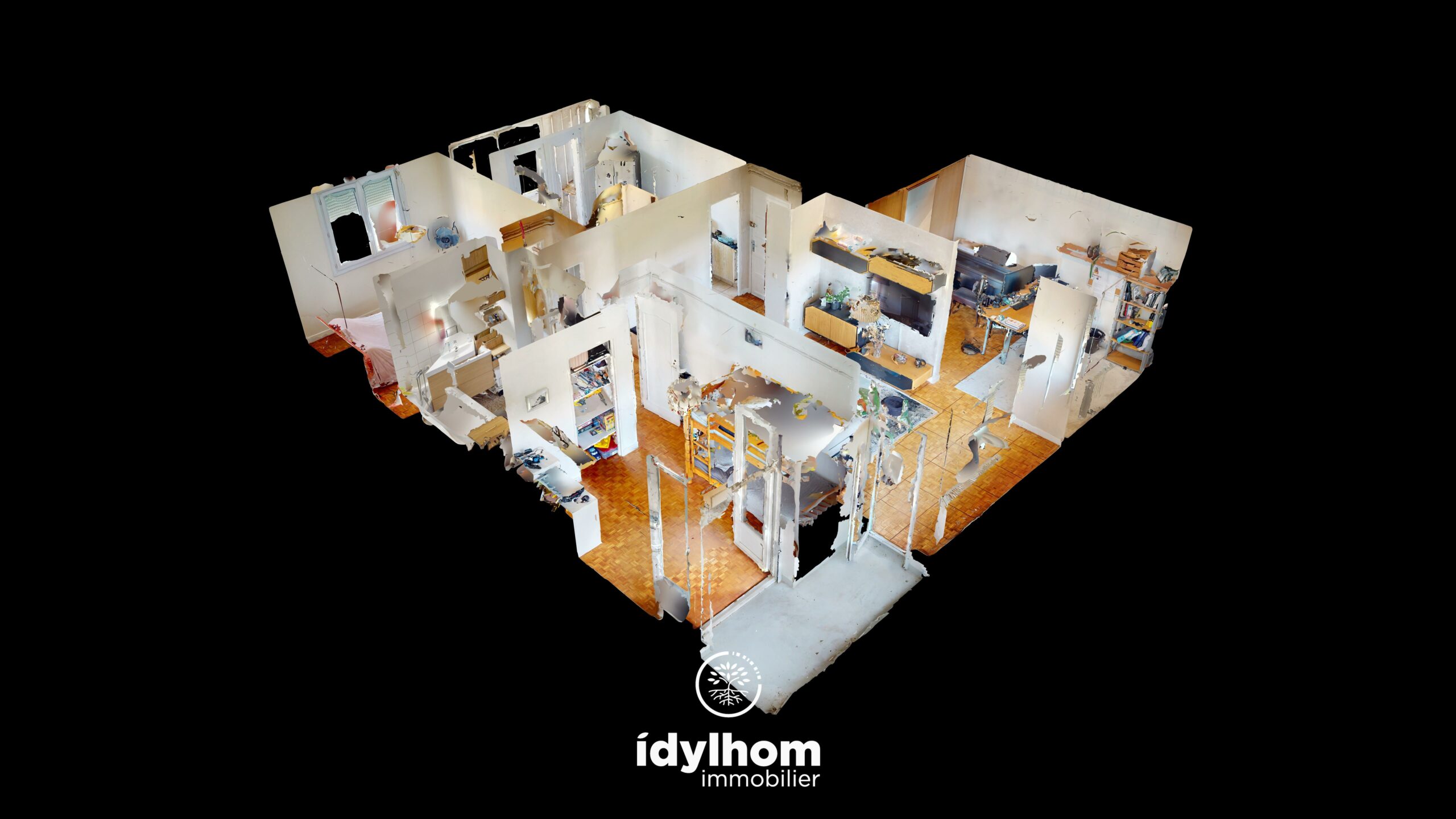HORIZON : Appartement T4 de 66 m² au dernier étage, avec cave et parking – Toulouse – métro Rangueil