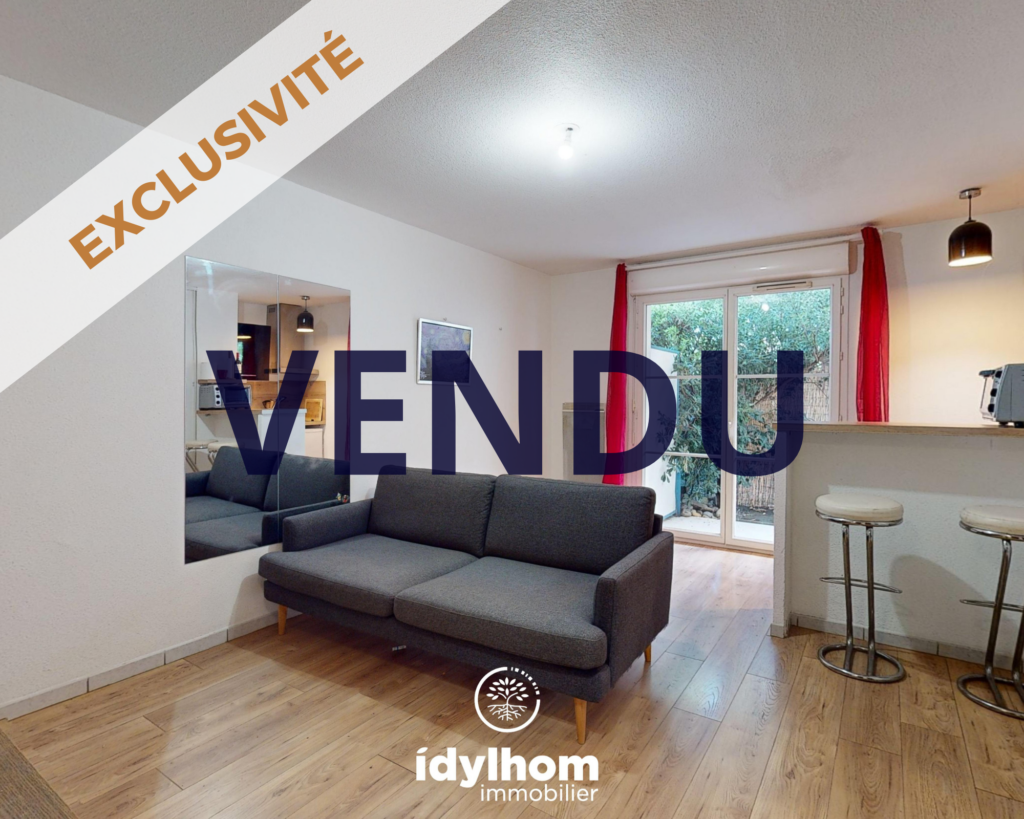 PATIO : Appartement T2 de 36 m2 avec grande terrasse et parking, à Frouzins