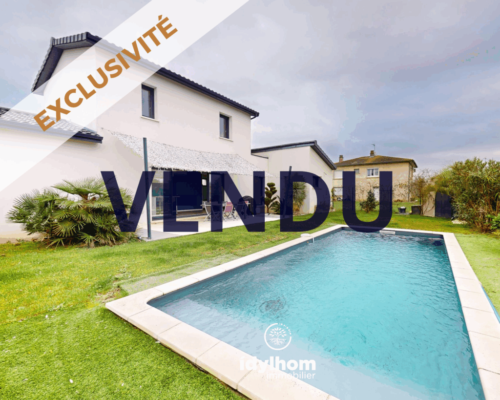 JUNGLE : Maison T5 moderne de 114 m² avec garage et piscine à Frouzins