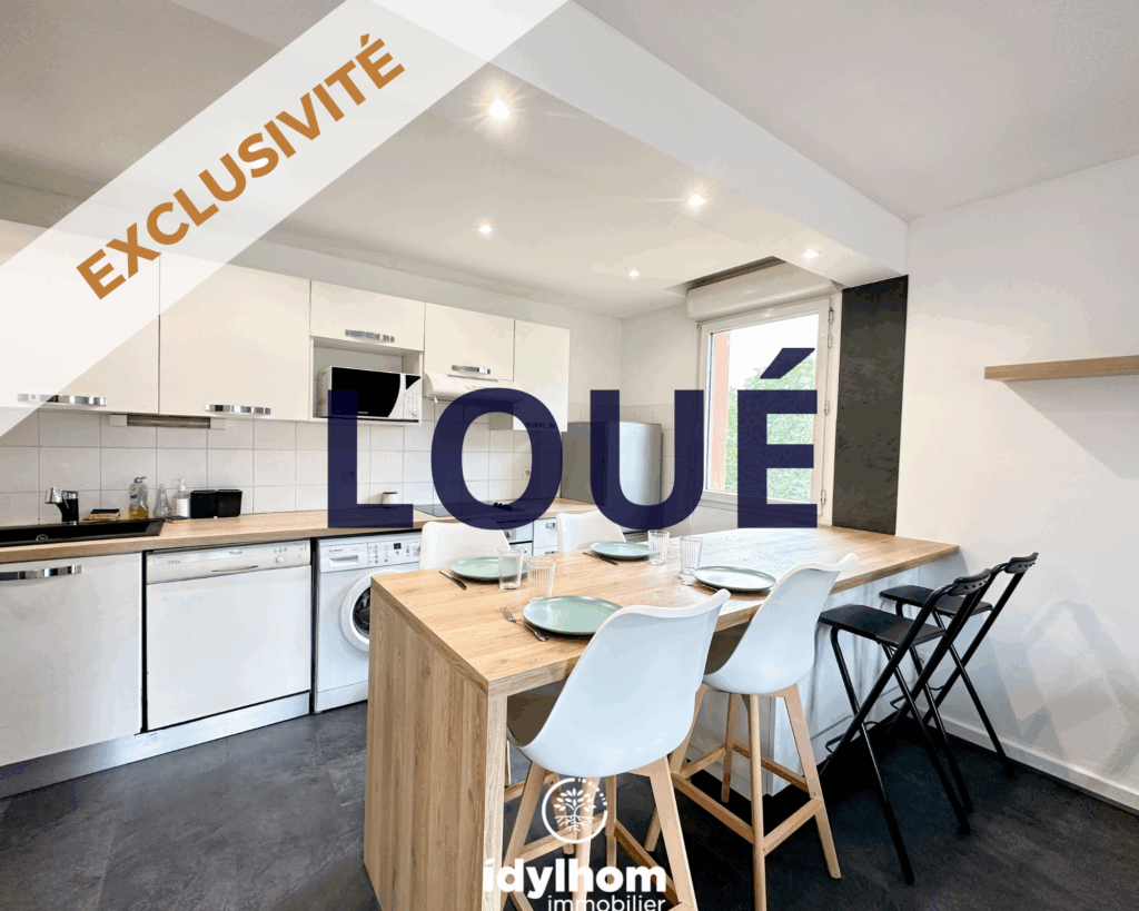COSY : Appartement T3 meublé et climatisé + parking à Aucamville