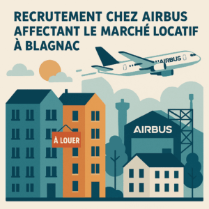 Airbus & Aéro : Corrélation entre Cycles de Recrutement et Tension Locative à Blagnac