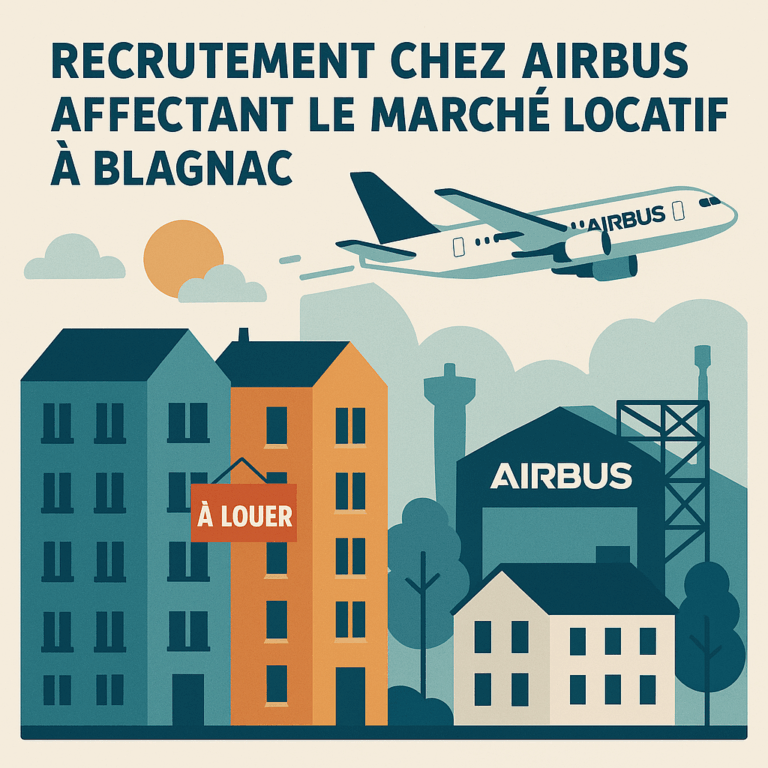 Airbus & Aéro : Corrélation entre Cycles de Recrutement et Tension Locative à Blagnac