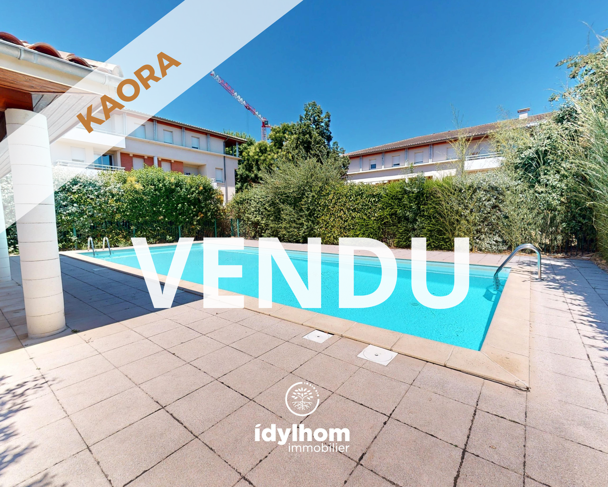 KAORA -Appartement T3 lumineux avec terrasse, double parking & 2 piscines