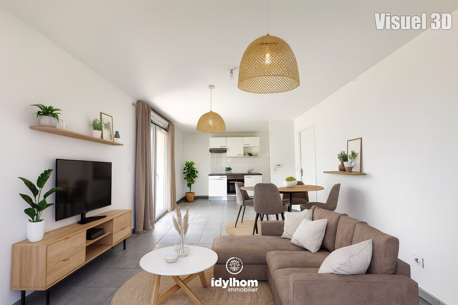 GREENY : Appartement T3 de 63 m2 avec terrasse et parking – proche métro – Toulouse (31200)