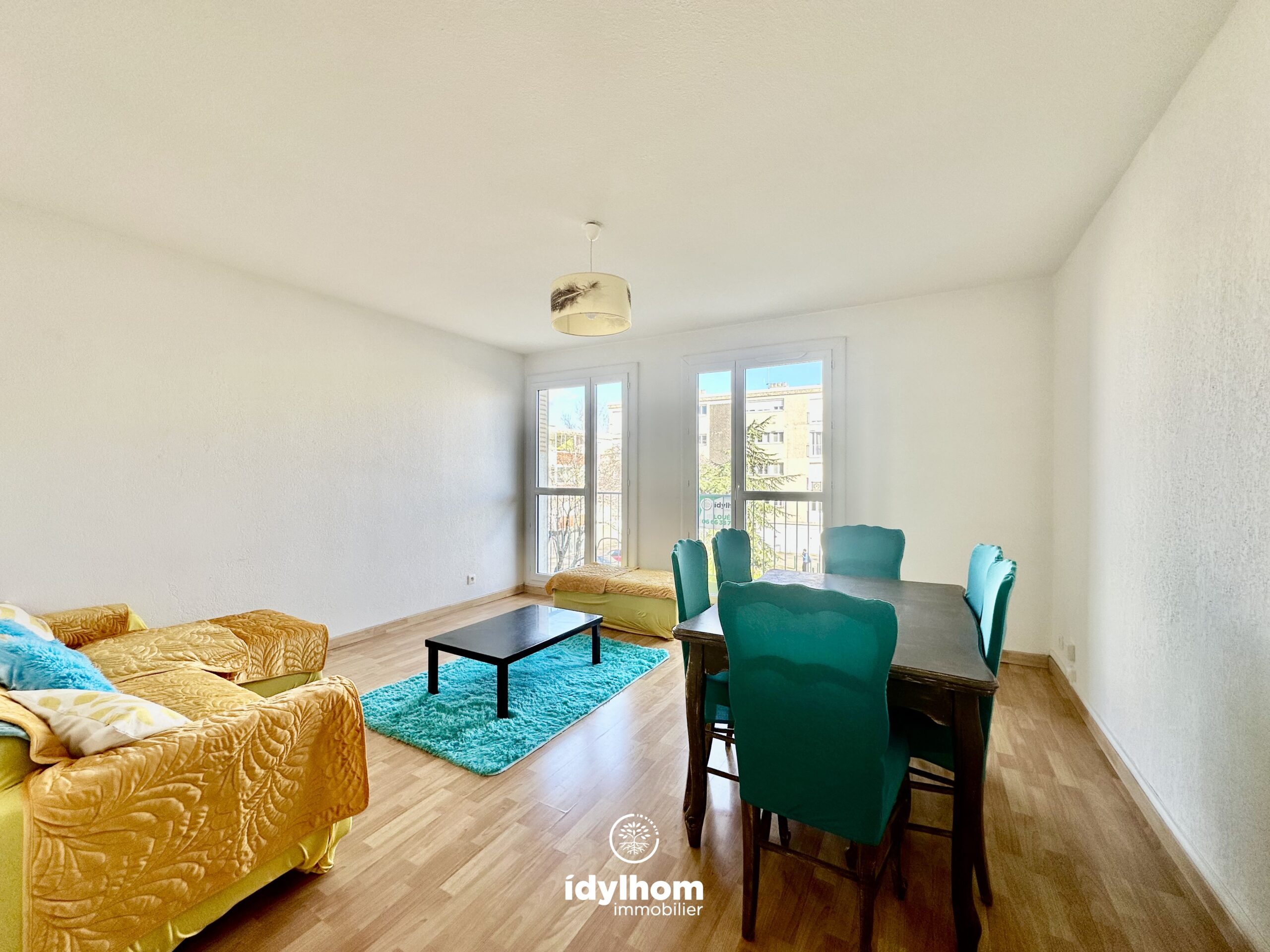 YELLOW – Appartement T3 meublé avec parking et cave – Secteur Amouroux – Toulouse