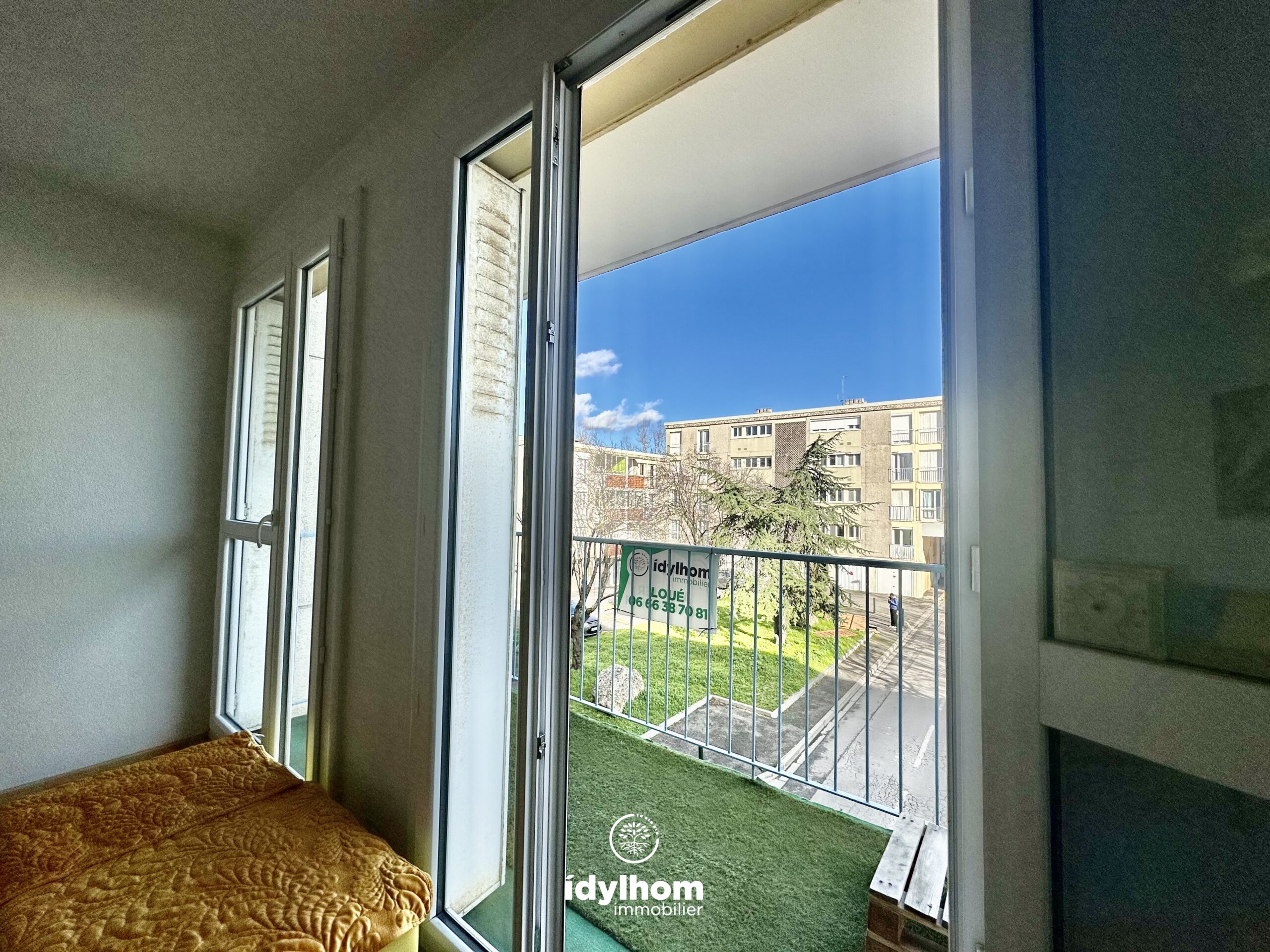 YELLOW – Appartement T3 meublé avec parking et cave – Secteur Amouroux – Toulouse
