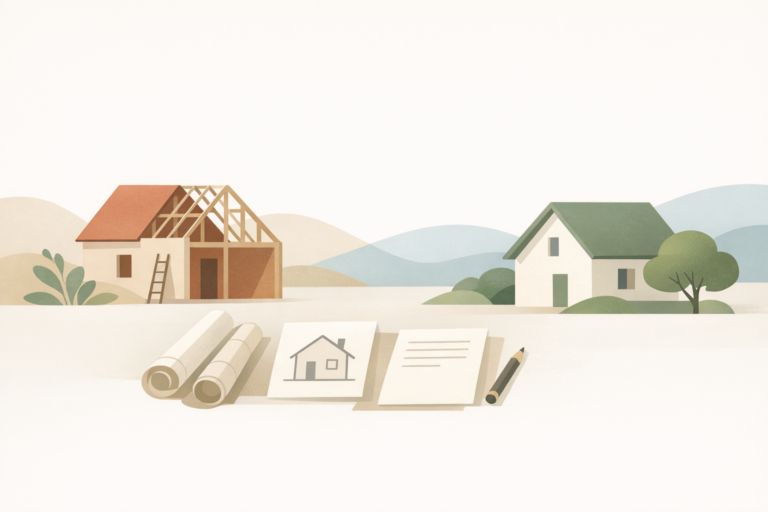 Comprendre les différences entre permis de construire et déclaration préalable, leurs démarches et implications.